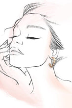 Load image into Gallery viewer, SEASHELL HOOP EARRINGS