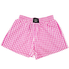 Load image into Gallery viewer, PINK GINGHAM BOXER SHORT