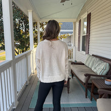 Load image into Gallery viewer, Pearl and Eyelet Sweater