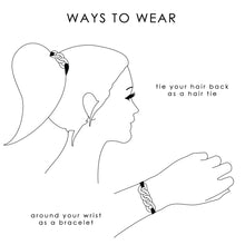Load image into Gallery viewer, Enamel Hair Tie - Bracelet - TwoTwentyTwo Market