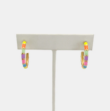 Load image into Gallery viewer, Striped Enamel Hoops - TwoTwentyTwo Market