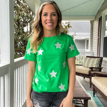 Load image into Gallery viewer, Green Star Tee - TwoTwentyTwo Market