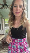 Load and play video in Gallery viewer, Summer Dreams Floral Skirt