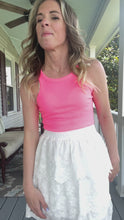 Load and play video in Gallery viewer, Flirty Eyelet Tiered Skirt