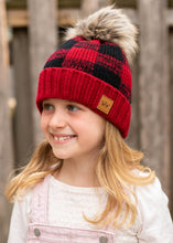 Load image into Gallery viewer, Kids Winter Beanie with Pom-Pom - TwoTwentyTwo Market