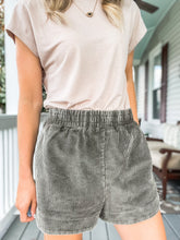 Load image into Gallery viewer, Olive Corduroy Shorts - TwoTwentyTwo Market