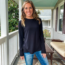 Load image into Gallery viewer, Classic Black Ribbed Top - TwoTwentyTwo Market