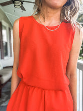 Load image into Gallery viewer, Hot Orange Two Piece Set - TwoTwentyTwo Market