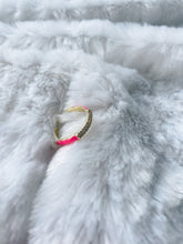 Load image into Gallery viewer, Pave CZ Enamel Ring - TwoTwentyTwo Market