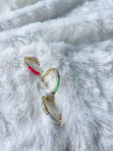 Load image into Gallery viewer, Pave CZ Enamel Ring - TwoTwentyTwo Market