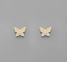 Load image into Gallery viewer, Sparkle Butterfly Stud Earrings - TwoTwentyTwo Market
