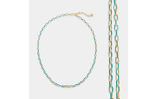 Load image into Gallery viewer, Enamel Paperclip Chain - TwoTwentyTwo Market