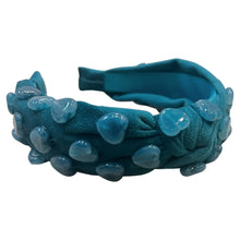 Load image into Gallery viewer, Stone Quartz Traditional Knot Headband - Teal - TwoTwentyTwo Market