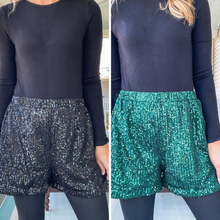 Load image into Gallery viewer, Shimmer Sequin Shorts

