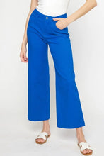 Load image into Gallery viewer, Royal Wide Leg Crop Pant
