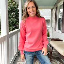 Load image into Gallery viewer, Classic Pink High Neck Pullover - TwoTwentyTwo Market