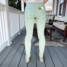 Load image into Gallery viewer, Sage Colored Hyper Stretch Skinny Pants - TwoTwentyTwo Market