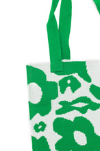 Load image into Gallery viewer, Lazy Daisy Knit Bag in Green