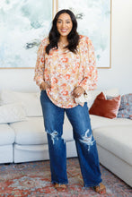Load image into Gallery viewer, Marigold Dreams Floral Blouse