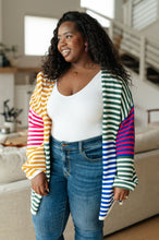 Load image into Gallery viewer, Marquee Lights Striped Cardigan