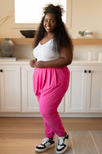 Load image into Gallery viewer, The Motive Slouch Jogger in Hot Pink