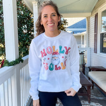 Load image into Gallery viewer, Holly &amp; Jolly Christmas Graphic Pullover - TwoTwentyTwo Market