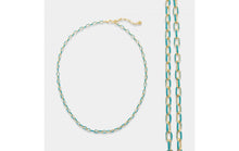 Load image into Gallery viewer, Enamel Paperclip Chain - TwoTwentyTwo Market
